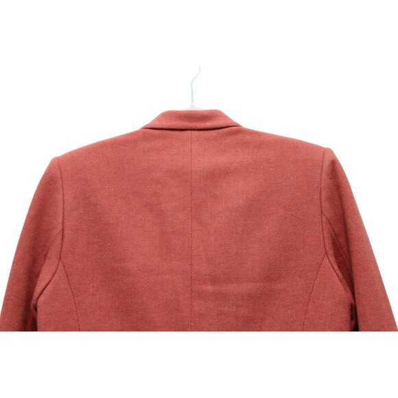 Pendleton Blazer Jacket Size 8 Lambswool Coral Peach Business Classic Preppy USA - Picture 10 of 13